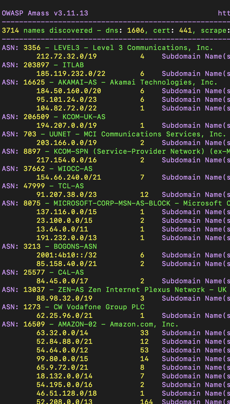 Nixintel Open Source Intelligence & Investigations DNS Records